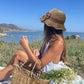🎀 50% DI SCONTO 👒 | Cappello di paglia con fiocco retrò – Pieghevole & Traspirante per l’estate