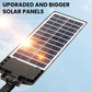 💎 SCONTO DEL 50%! 💎 Sistema di illuminazione a LED solare da 1500 W: super luminoso, senza fili e resistente alle intemperie, con sensore di movimento + telecomando (IP65) ☀️💡