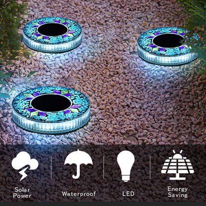 ⏳ULTIMO GIORNO: 3 PEZZI, 1 IN OMAGGIO!!💎🌟 Illuminazione solare a mosaico per esterni – Luci LED decorative e impermeabili per il percorso in giardino, si accendono automaticamente al crepuscolo, senza bisogno di cablaggio.