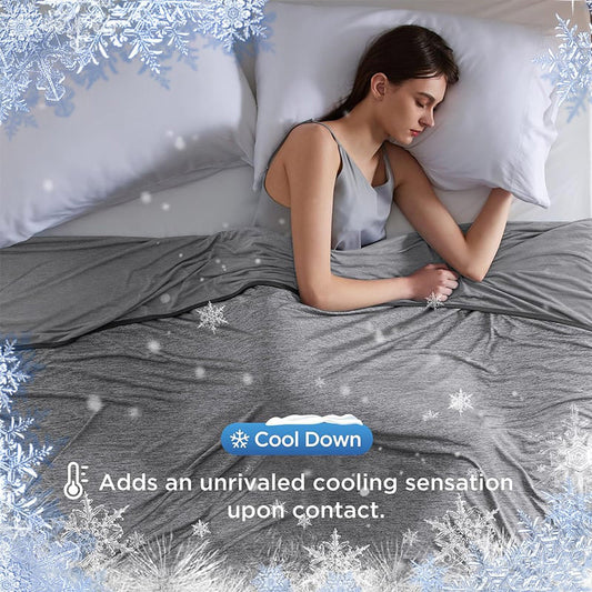 🏆ULTIMO GIORNO DI SALDI: SCONTO DEL 50%!!💕Coperta Rinfrescante Intelligente❄️ Leggera • Traspirante • Perfetta per chi soffre il caldo durante il sonno e di sudorazione notturna 😴