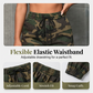 Pantaloni jogger cargo camouflage da donna