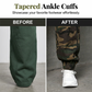 Pantaloni jogger cargo camouflage da donna