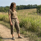 Pantaloni capri cargo casual con vestibilità ampia