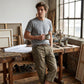 Pantaloni capri cargo casual con vestibilità ampia