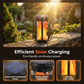 ☀️ Lanterna solare con fiamma tremolante – impermeabile e automatica – luce calda e realistica, perfetta per terrazze, giardini o vialetti – nessun cavo necessario 🌙