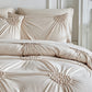 🛏️ 50% DI SCONTO! ☁️ Elegante Set Copripiumino con Pieghe Plissettate