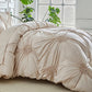 🛏️ 50% DI SCONTO! ☁️ Elegante Set Copripiumino con Pieghe Plissettate