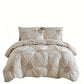 🛏️ 50% DI SCONTO! ☁️ Elegante Set Copripiumino con Pieghe Plissettate