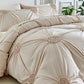🛏️ 50% DI SCONTO! ☁️ Elegante Set Copripiumino con Pieghe Plissettate