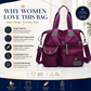 Borsa tote impermeabile da donna di grande capienza