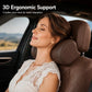 🚗 Set ergonomico di supporto per poggiatesta e zona lombare per sedili auto