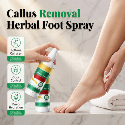 🥳OFFERTA IMPERDIBILE🥳💞 OLTRE 10.000 VENDUTI! Spray per la Cura dei Piedi – Formula alle erbe, aiuta a rimuovere i calli e neutralizza i cattivi odori. Piedi freschi – prendilo subito! ✅