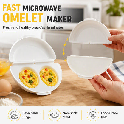 🍳 Cuociomelette e Cuociuova 2 in 1 per Microonde