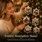 🎄50% DI SCONTO! Set di decorazioni natalizie fai-da-te da appendere con pittura 5D e perle, decorazioni per albero di Natale con strass, kit creativo artigianale per decorare la casa durante le feste