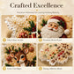 🎄50% DI SCONTO! Set di decorazioni natalizie fai-da-te da appendere con pittura 5D e perle, decorazioni per albero di Natale con strass, kit creativo artigianale per decorare la casa durante le feste