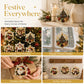 🎄50% DI SCONTO! Set di decorazioni natalizie fai-da-te da appendere con pittura 5D e perle, decorazioni per albero di Natale con strass, kit creativo artigianale per decorare la casa durante le feste